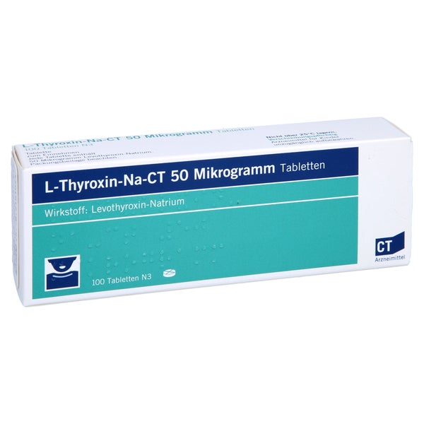 L-thyroxin-na-ct 50 µg Tabletten 100 St