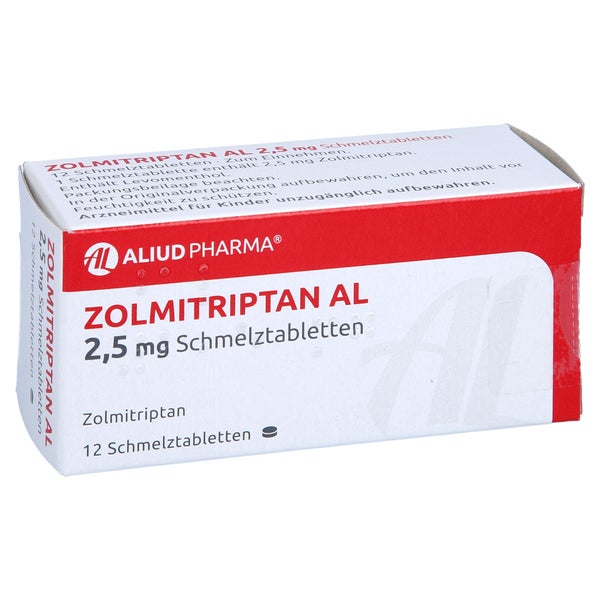 Zolmitriptan AL 2,5 mg Schmelztabletten 12 St