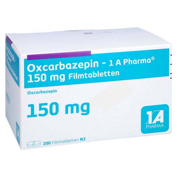 OXCARBAZEPIN-1A Pharma 150 mg Filmtabletten 200 St