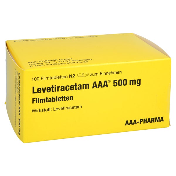 Levetiracetam AAA 500 mg Filmtabletten 100 St