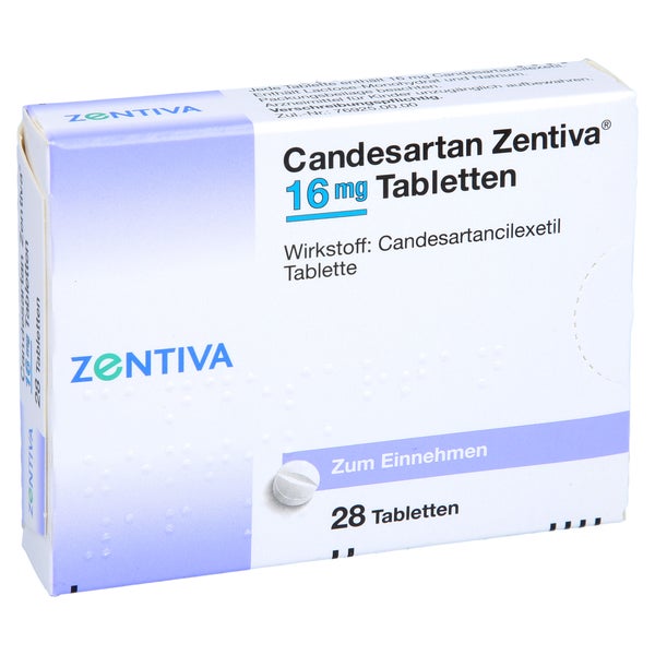 Candesartan Zentiva 16 mg Tabletten 28 St