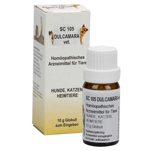 SC 105 Dulcamara Globuli f.Heimtiere/Hun 10 g