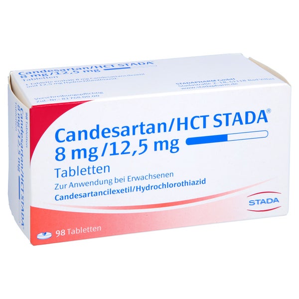 CANDESARTAN/HCT STADA 8 mg/12,5 mg Tabletten 98 St