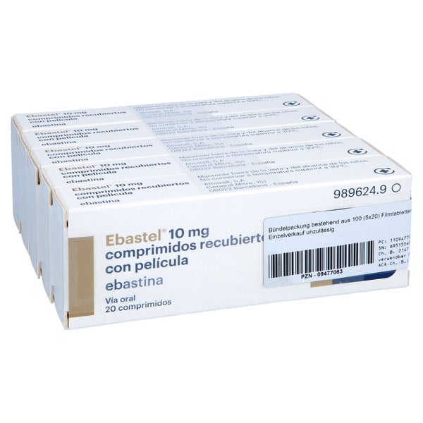 Ebastel 10 mg Filmtabletten 100 St