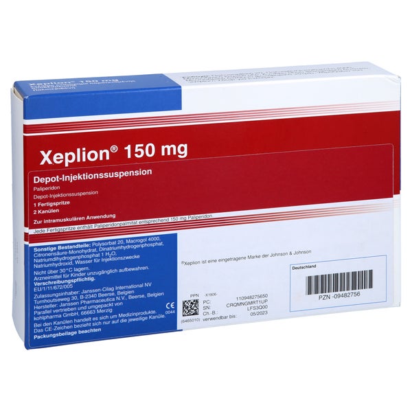 XEPLION 150 mg Depot-Injektionssusp.i.e.Fertigspr. 1 St