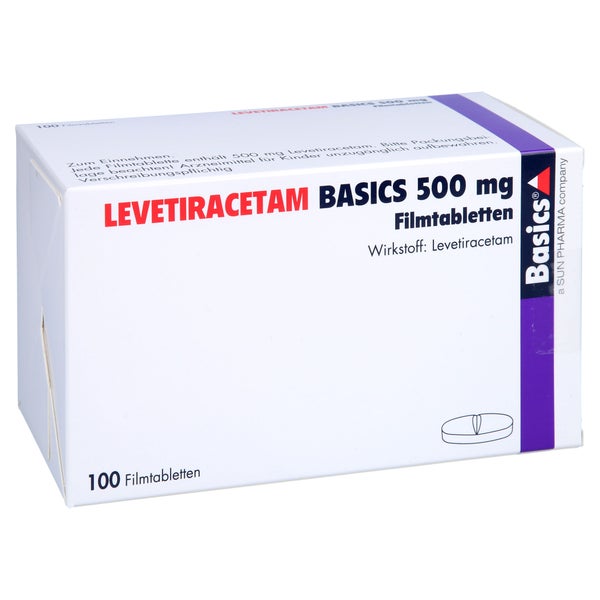 LEVETIRACETAM BASICS 500 mg Filmtabletten 100 St