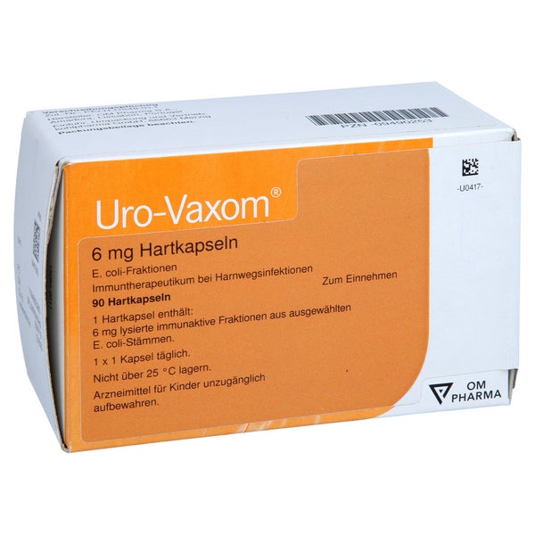 URO Vaxom 6 mg Hartkapseln 90 St