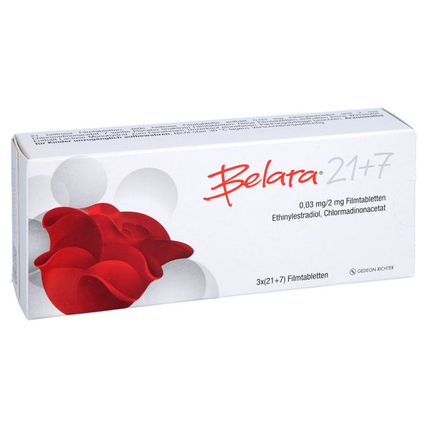 Belara 21+7 Filmtabletten 3X28 St