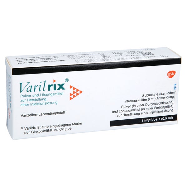 VARILRIX Fertigspritze Plv.u.LM z.Her.e.Inj.-Lsg. 1 St