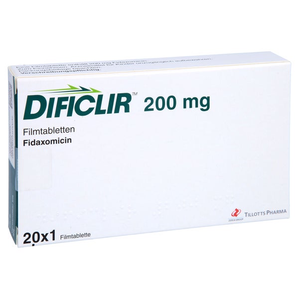 Dificlir 200 mg Filmtabletten 20 St