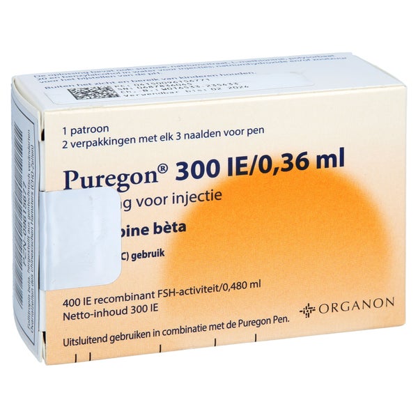PUREGON 300 I.E./0,36 ml Injekt.-Lsg.i.Pat.+6 Nad. 1 St