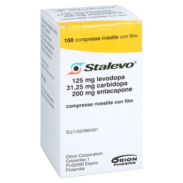 STALEVO 125 mg/31,25 mg/200 mg Filmtabletten 100 St