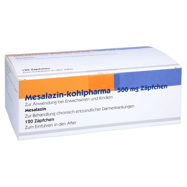 Mesalazin Kohlpharma 500 mg Zäpfchen 120 St