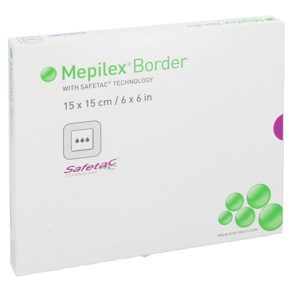 Mepilex Border Schaumverband 15x15 cm 5 St