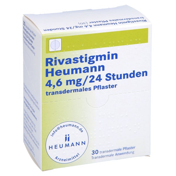 RIVASTIGMIN Heumann 4,6 mg/24 Std. transd.Pflaster 30 St