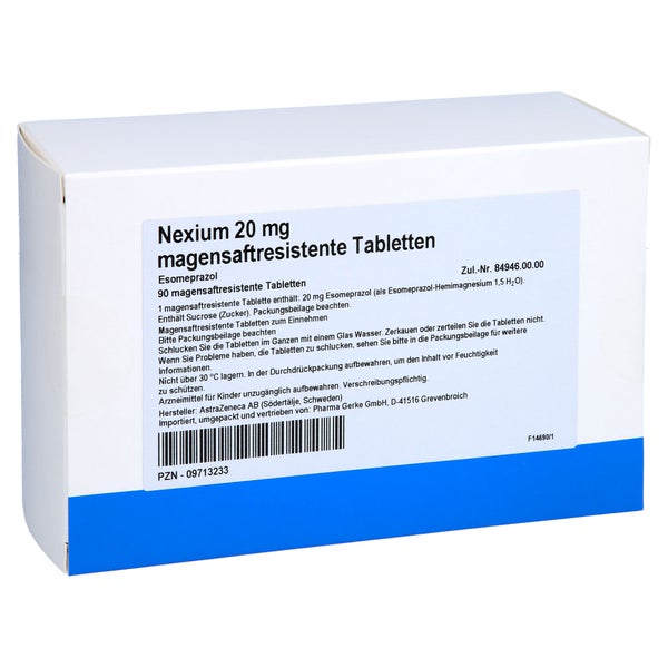 NEXIUM 20 mg magensaftresistente Tabletten 90 St
