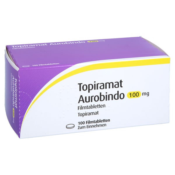 TOPIRAMAT Aurobindo 100 mg Filmtabletten 100 St