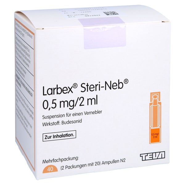 LARBEX 0,5 mg/2 ml Steri-Neb Susp.f.Vernebler 40X2 ml