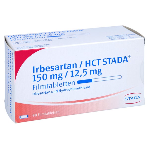 IRBESARTAN/HCT STADA 150 mg/12,5 mg Filmtabletten 98 St