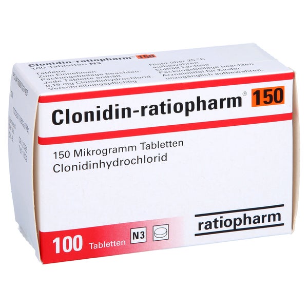 Clonidin-ratiopharm 150 Tabletten 100 St