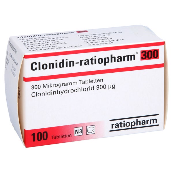 Clonidin-ratiopharm 300 Tabletten 100 St