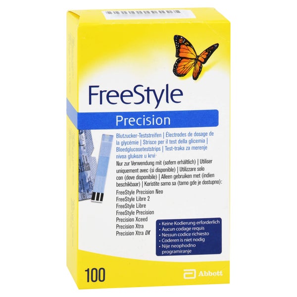 Freestyle Precision Blutzucker Teststrei 100 St