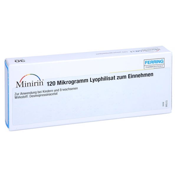 MINIRIN 120 Mikrogramm Lyophilisat zum Einnehmen 30 St