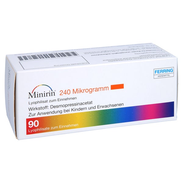 MINIRIN 240 Mikrogramm Lyophilisat zum Einnehmen 90 St