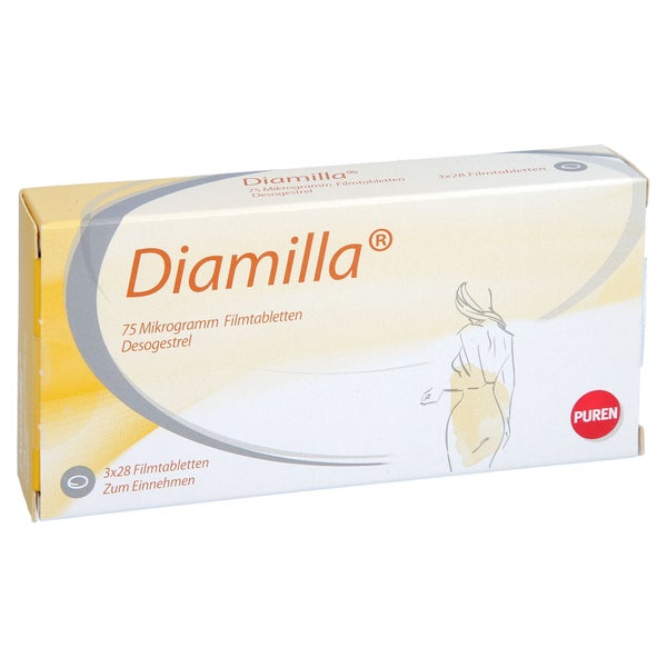 Diamilla 75 Mikrogramm Filmtabletten 3X28 St
