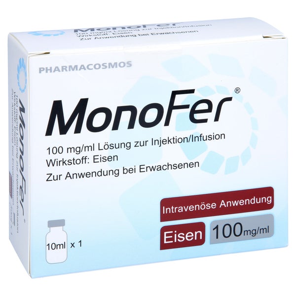 MONOFER 100 mg/ml Lsg.z.Injektion/Infusion Dsfl. 1X10 ml