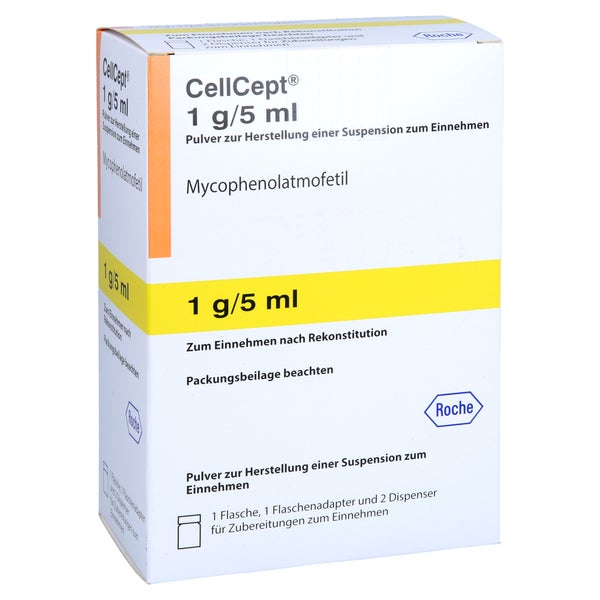 CELLCEPT 1 g/5 ml Pulver z.Herstell.e.Susp.z.Einn. 110 g