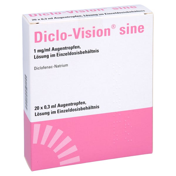 DICLO-VISION sine 1mg/ml Augentr. Single-Dose Unit 20X0,3 ml