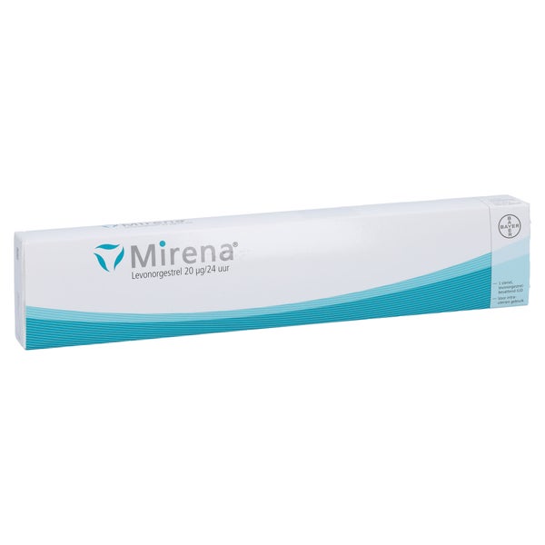 MIRENA Levonorgestrel 20 µg/24 h Intrauterinpessar 1 St