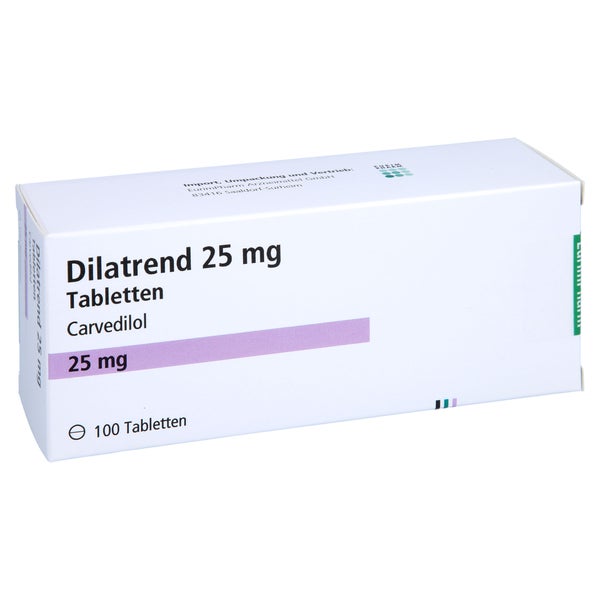 Dilatrend 25 mg Tabletten 100 St