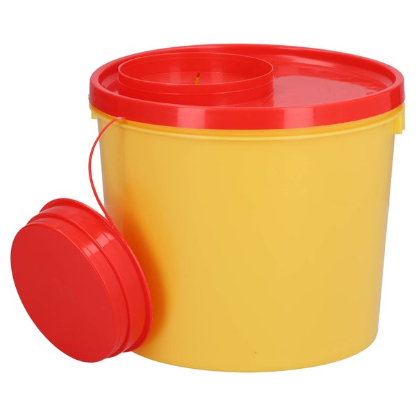 Kanüleneimer 5 l gelb 1 St
