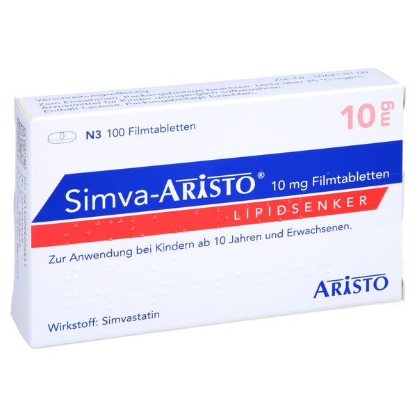 Simva Aristo 10 mg Filmtabletten 100 St