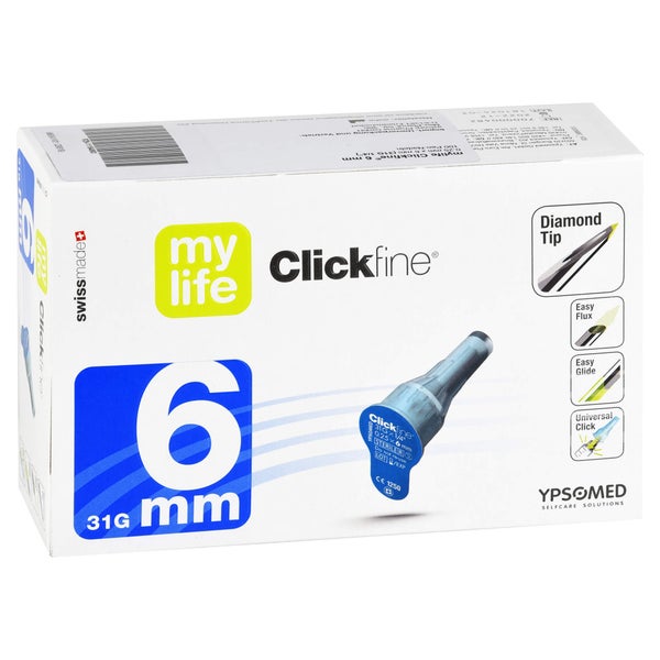 Mylife Clickfine Pen-nadeln 6 mm 100 St