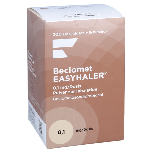 BECLOMET Easyhaler 0,1 mg 200 ED Starterkit 1 St