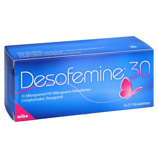 DESOFEMINE 30 30 µg/150 µg Filmtabletten 6X21 St
