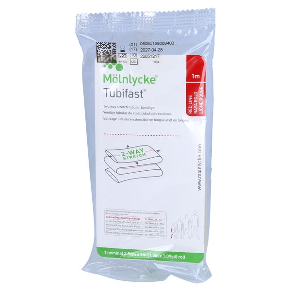 Tubifast 2-way Stretch 3,5 cmx1 m rot 12 St