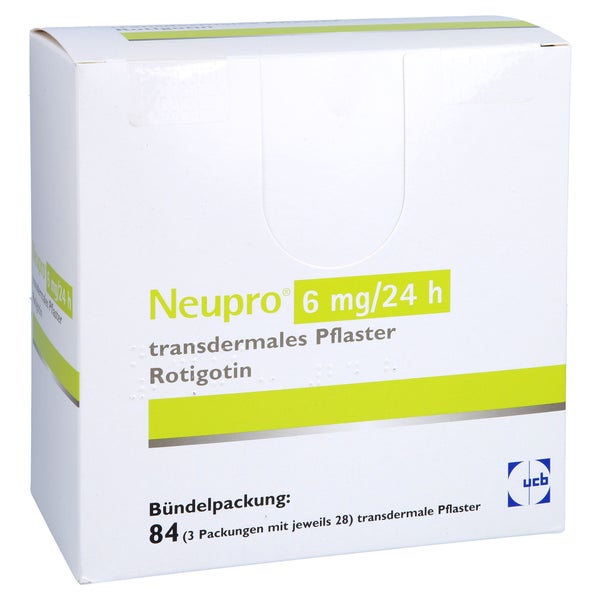 Neupro 6 Mg/24 h transdermale Pflaster 84 St