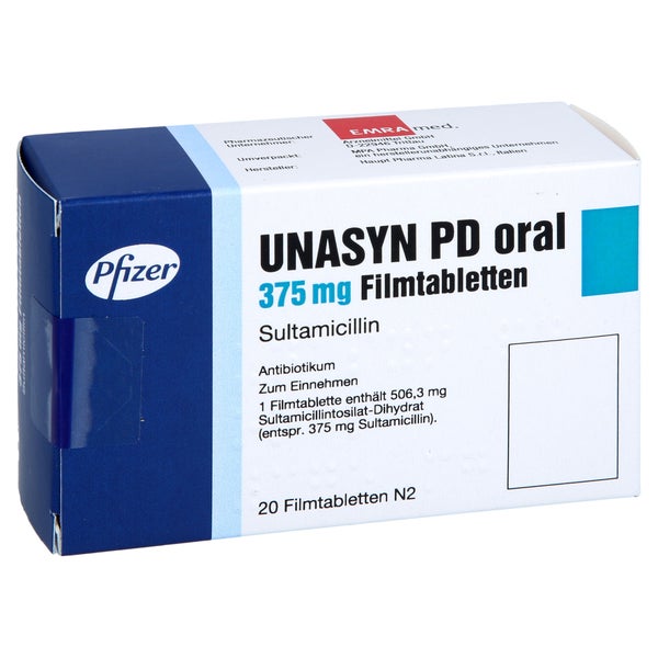 Unasyn PD oral Filmtabletten 20 St