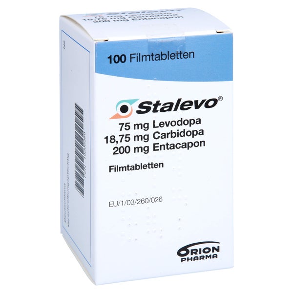 STALEVO 75 mg/18,75 mg/200 mg Filmtabletten B 100 St