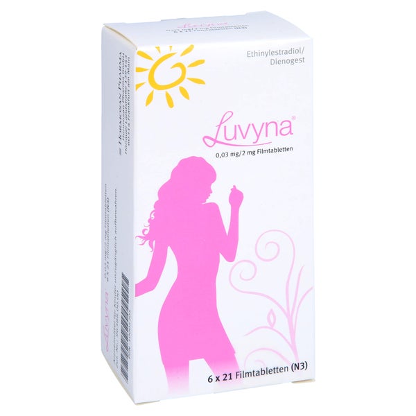 Luvyna 0,03 mg/2 mg Filmtabletten 6X21 St