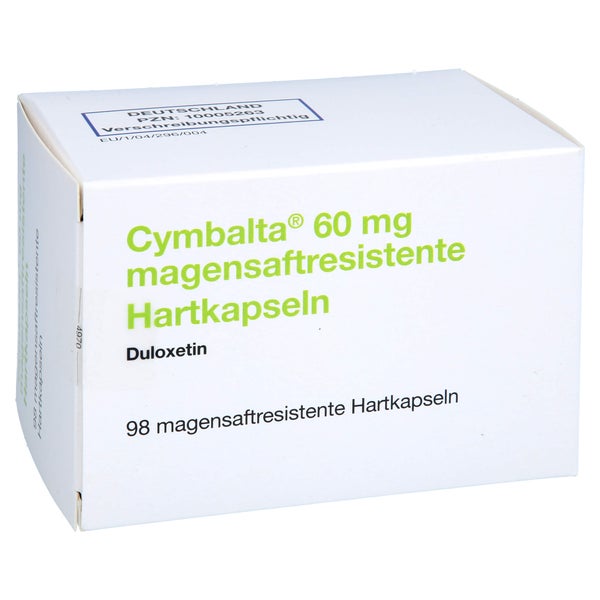 CYMBALTA 60 mg magensaftresistente Hartkapseln 98 St