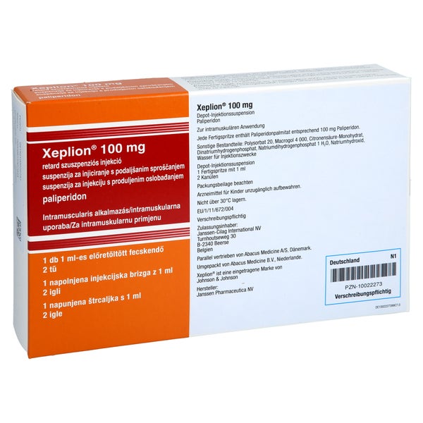 XEPLION 100 mg Depot-Injektionssusp.i.e.Fertigspr. 1 St