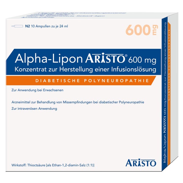 Alpha Lipon Aristo 600 mg Konz.z.Herst.e 10X24 ml