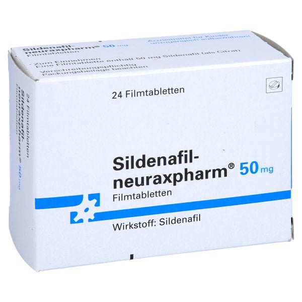 SILDENAFIL-neuraxpharm 50 mg Filmtabletten 24 St