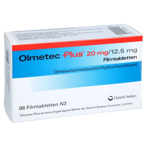 OLMETEC Plus 20 mg/12,5 mg Filmtabletten 98 St