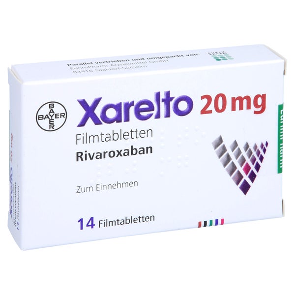 Xarelto 20 mg Filmtabletten 14 St